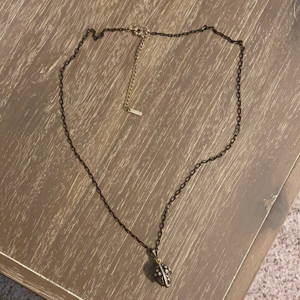 Black and gold necklace